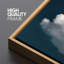 «Clouds Minimalist Single Cloud», reproduction sur toile-111568066-98042011