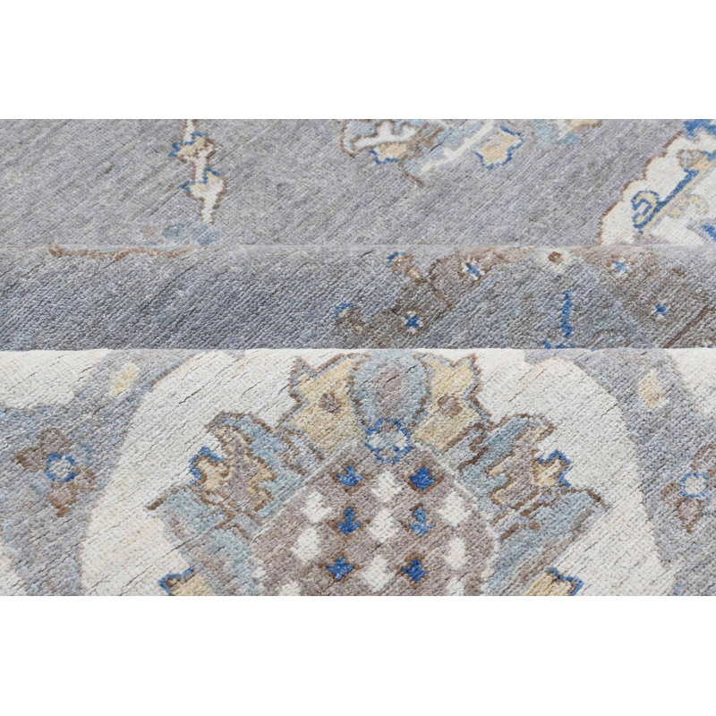 Oushak Hand Knotted Wool Oriental Area Rug