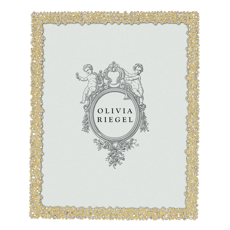 Evie Metal Picture Frame, 8" x 10", Gold
