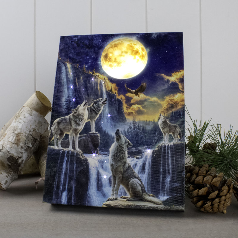 Call of the Wild, toile de table lumineuse 8 X 6