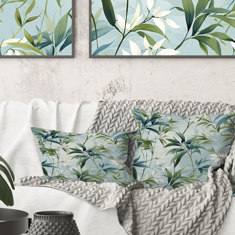 Floral Throw Pillow