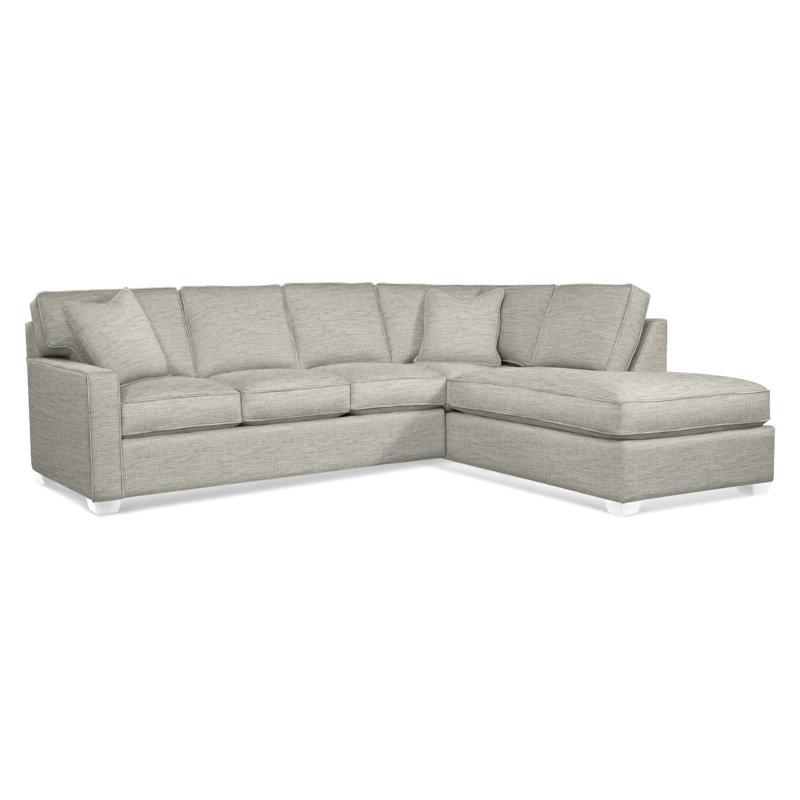 Ellora Upholstered L-Shaped Sectional, Right Hand Facing, Basic Beige, 0317-85, Flax