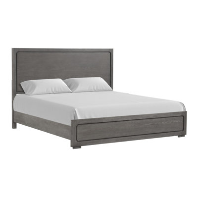 Queen Bed, Warm Gray