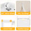  Rangement de jouets l 66,14 po avec 10 bacs en plastique, organisateur de jouets avec 2 tableaux blancs magnétiques, 2 tiroirs, 2 armoires pour chambre d'enfant, chambre à coucher, blanc-129503907