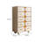 Simple White Solid Wood Accent Chest