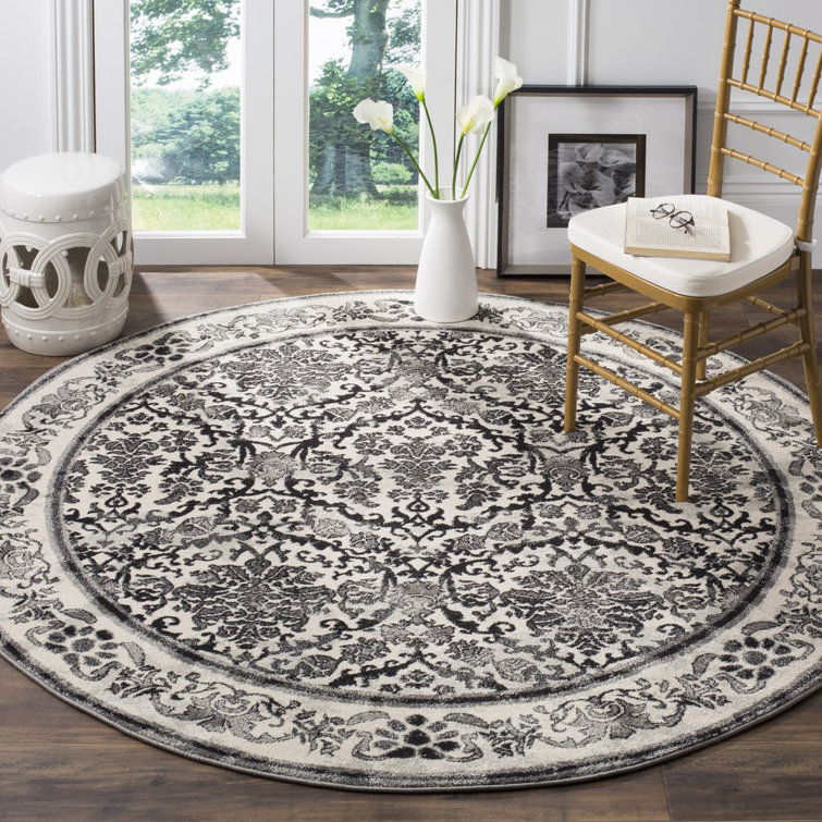 Alessia Oriental Ivory/Gray Area Rug