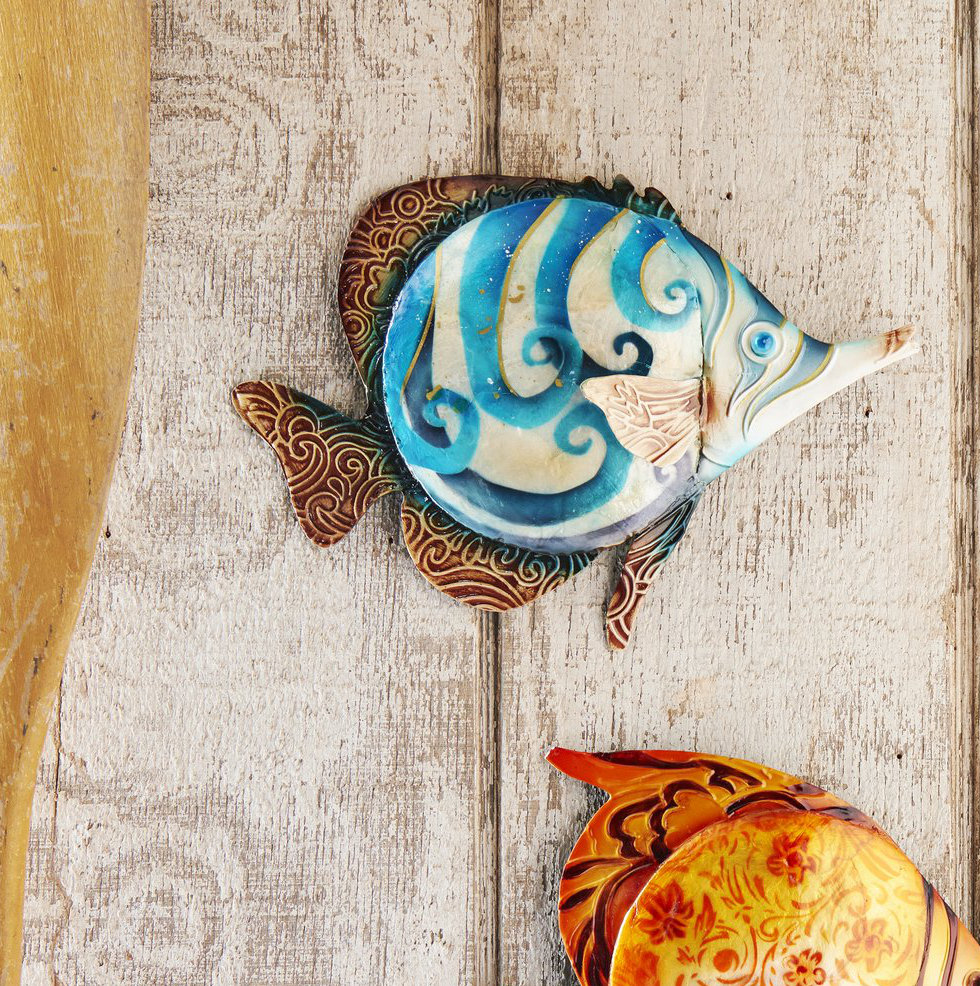 Colorful Beach Sand Dollar Wall Decoration Handmade - Coastal Elegance Decor