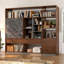 79'' H X 94.5'' W Office Storage Bookcase with Led Lights