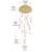 Alfee 16 - Light LED Cluster Pendant-2007636978