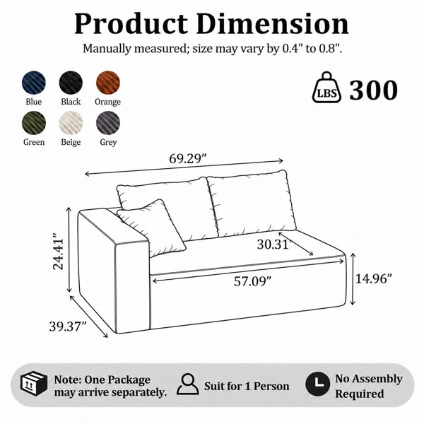 Dimensions du produit