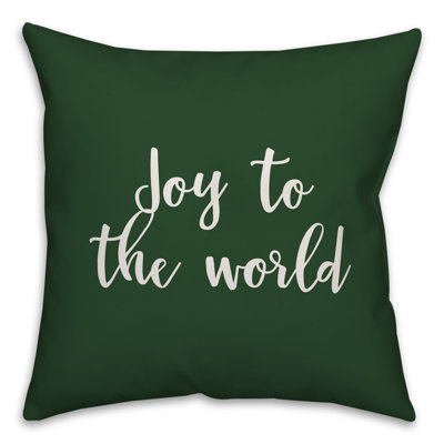  Joy to the World Throw Pillow