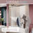 60Tub 58.5-60“ W x 62” H Bypass Tub Door with 1/4“ (6mm) Tempered Glass and Double Sliding Doors-101945240