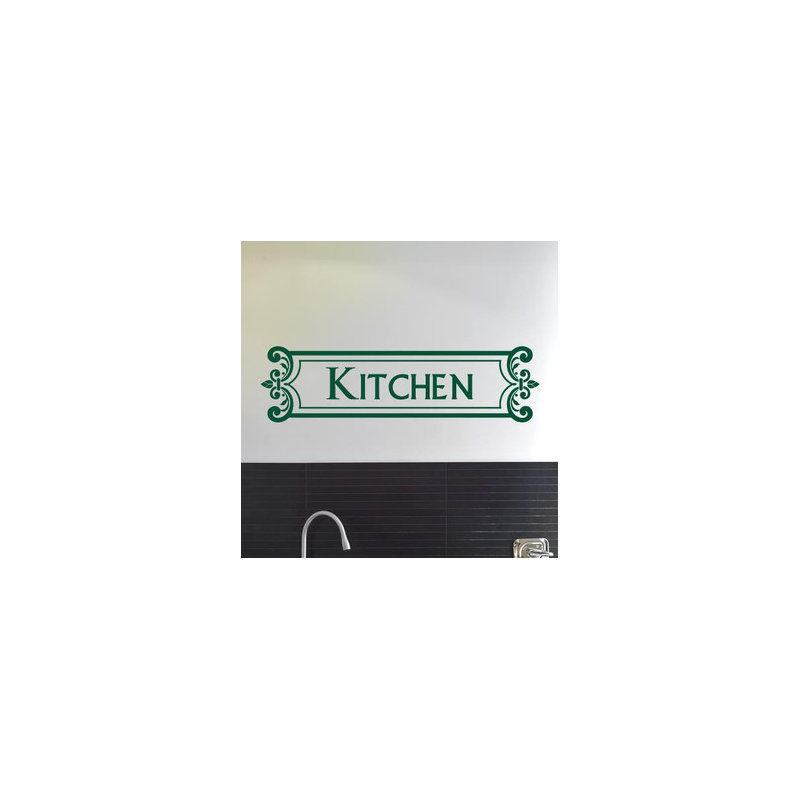 Wall Decal, Dark Green, Large