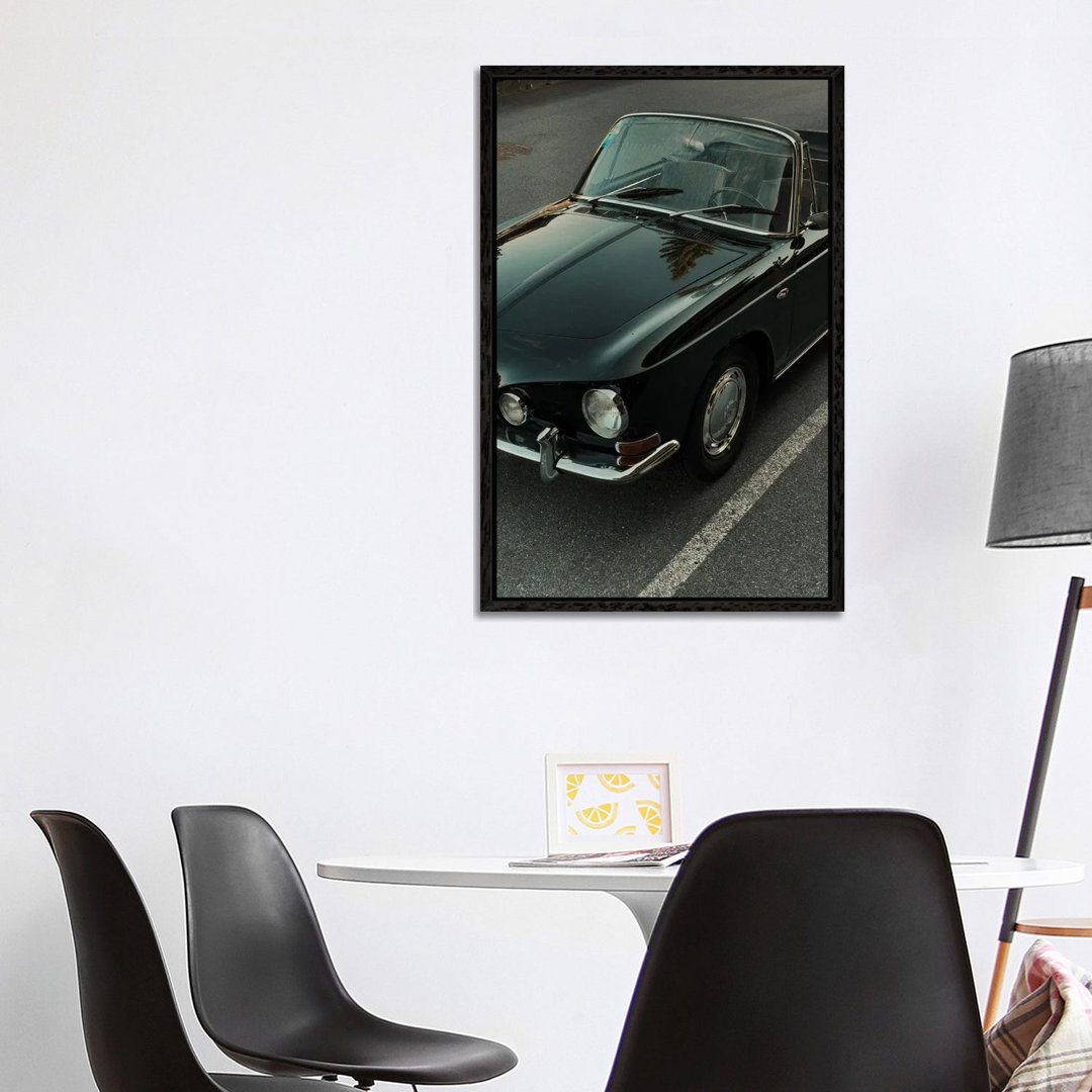 Oldtimer Sonnenuntergang von Sebastian Hilgetag - Galerie-verpackte Leinwand Giclée auf Leinwand