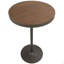 Table de bar / dinette réglable en gris et brun