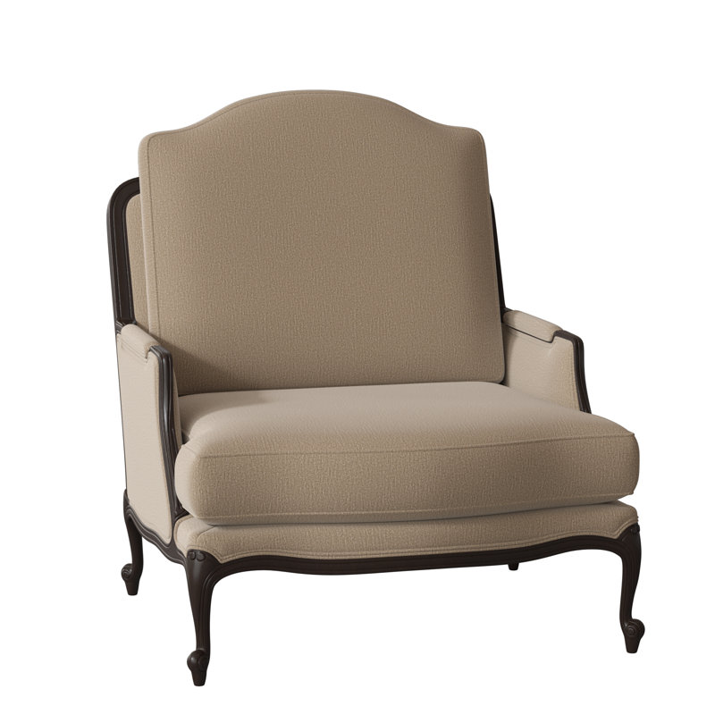 St. Helena Armchair, American Walnut, Filigree Ivory