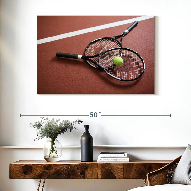 Raquettes de tennis Sireci, H 26 po x l 39 po