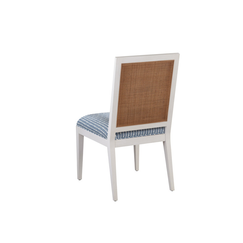 Chaise d'appoint Laguna Smithcliff, Blanc, Blanc / bleu
