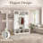 Multi-Functional Hall Treewith Adjustable Shelves, Storage Bench, 7 Coat Hooks-879372522