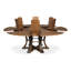 Tower Round Solid Oak Dining Table-1187933850
