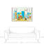 Art sur toile, "Fontanez City Construction Window"-688925713