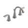Lahara Widespread Bathroom Faucet 3 Hole, 2-handle Bathroom Sink Faucet with Drain Assembly