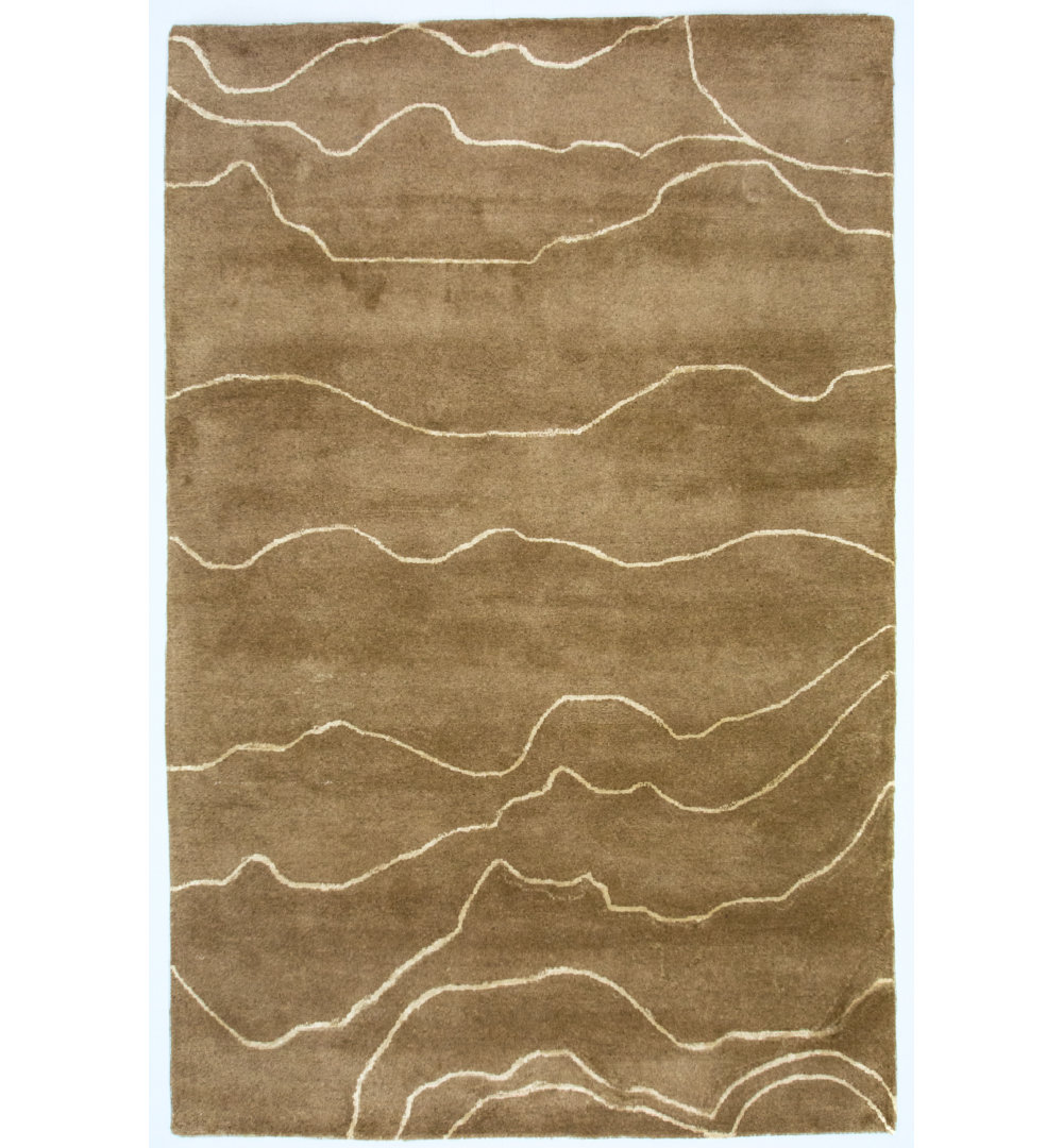 Thelonius Hand Knotted Brown Indoor/Outdoor Rug