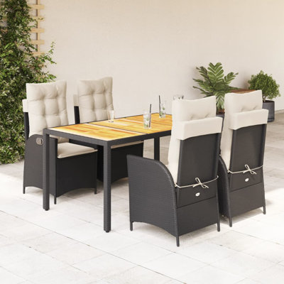  Garden Dining Set Grey