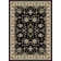 Weiser 1426 Traditional Oriental Black Area Rug
