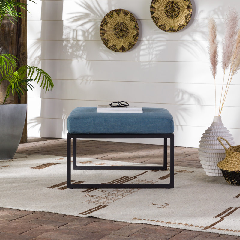 Runar Metal Outdoor Ottoman