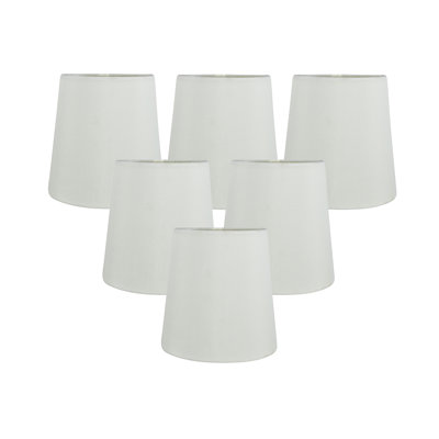 Faux Silk Taper Lamp Shade