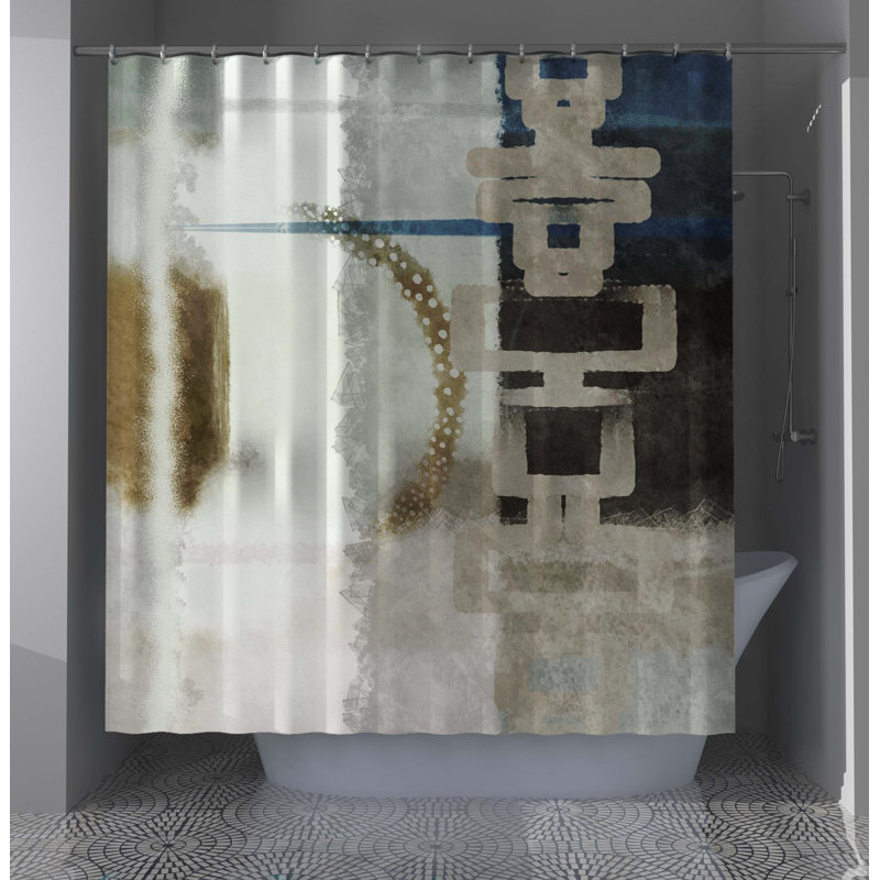 Abstract Shower Curtain