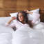 Cuddledown Damask Stripe Down Pillow-1087435553-1091754132