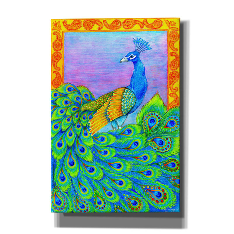 Sur toile, H 60 po x l 40 po x P 1,5 po