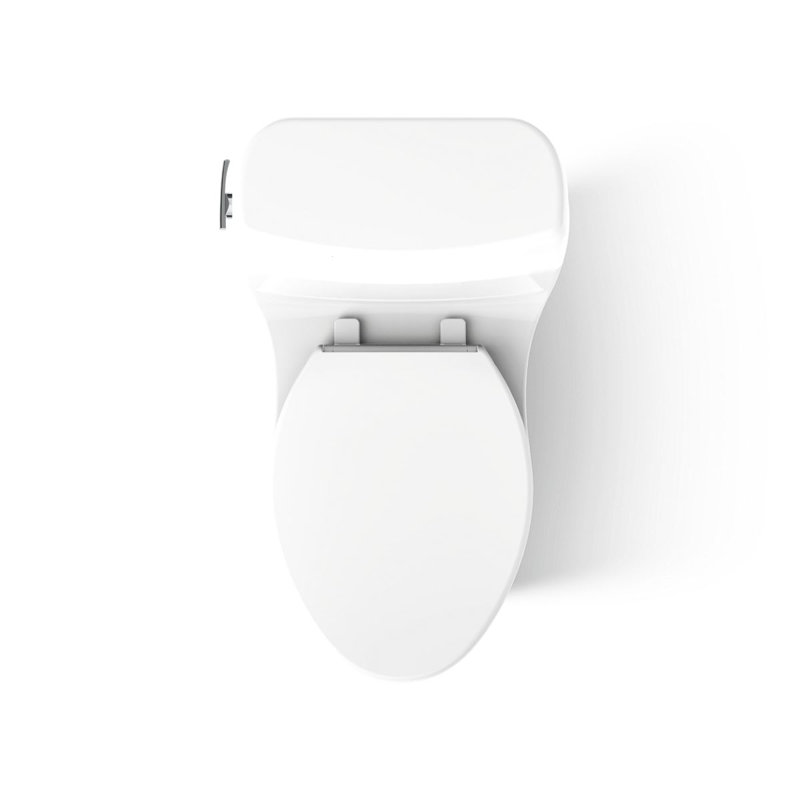Santa Rosa One-Piece Compact Elongated 1.6 Gpf Toilet With Revolution 360 Swirl Flushing Technology, White