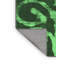 Tapis abstrait vert émeraude lavable à la machine 1363-1051061583
