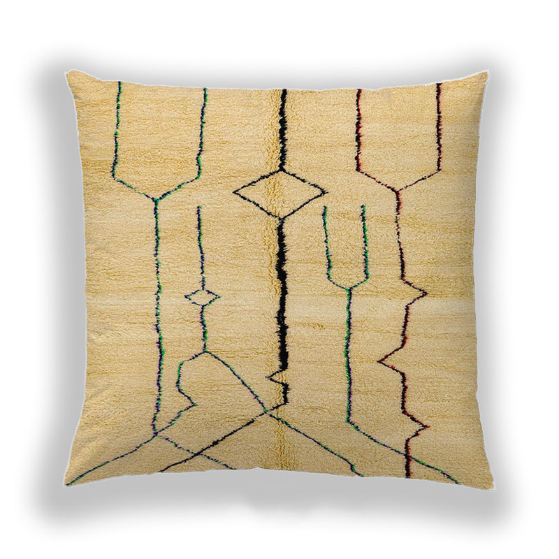 Coussin Abstract 2905, Microsuède