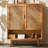 Modern Walnut Solid Wood Shoe Storage