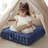 Poly Chenille Square Floor Pillow Cushion