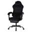 Ergonomic Gaming Chair Massage Lumbar Support Swivel Height Adjustable Headrest Backrest Black