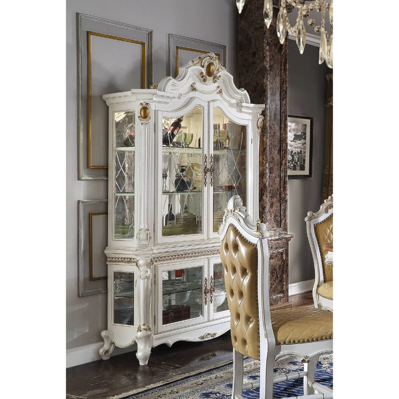 Zane Curio Cabinet, White