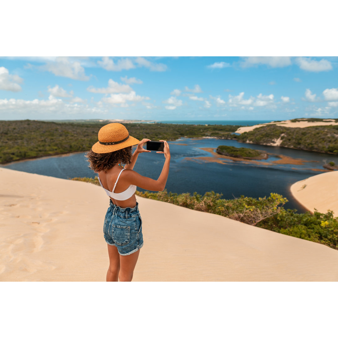 Tourist beim Fotografieren