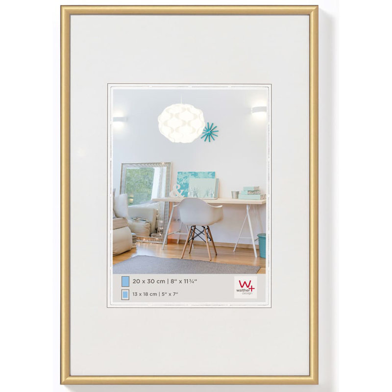 Picture Frame New Lifestyle, Gold, 11cm H x 16cm W