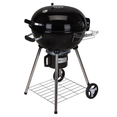 Sol 27 Outdoor Aarien 68 cm W Portable Grill / Smoker Combo Charcoal Grill Gas & Charcoal Combo Grill