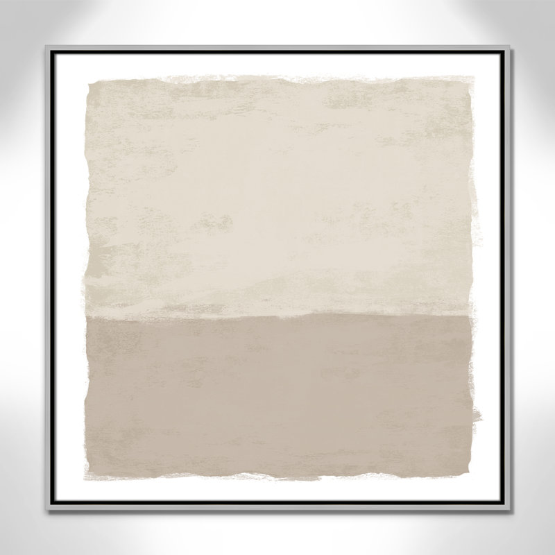 «Silent Sands II» par Natalie Carpentieri, Argent argent, H 31,5 po x l 31,5 po