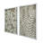 S/2 Shadow Box Wall Décor, 19.5X1X31.5"