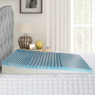 Avana Inclined Memory Foam Mattress Topper Wedge, King-Size Bed