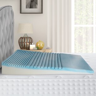 Avana Contoured Bed Wedge Support Pillow for Side Sleepers with Gel-Infused Cooling Memory Foam