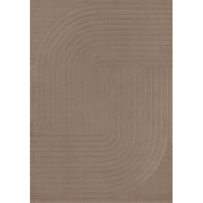 Tapis brun Marrie Sophistiqué
