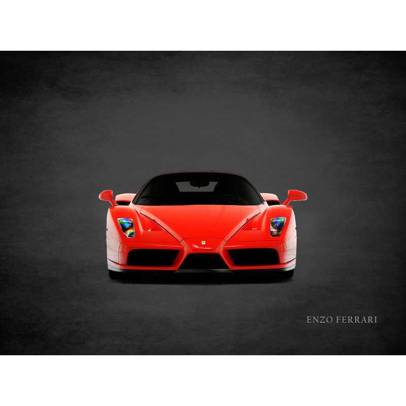 «Ferrari Enzo Front» par Mark Rogan, reproduction sur toile tendue, H 12 po x l 16 po